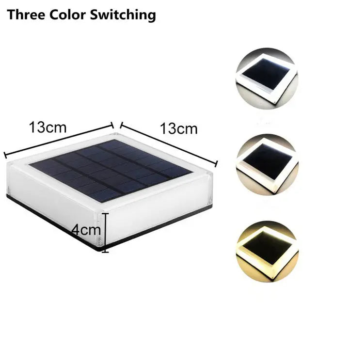 1PC Solar Fence Wall Light Outdoor Waterproof IP65 Garden Courtyard Gate Decoration Lamp - Image 9