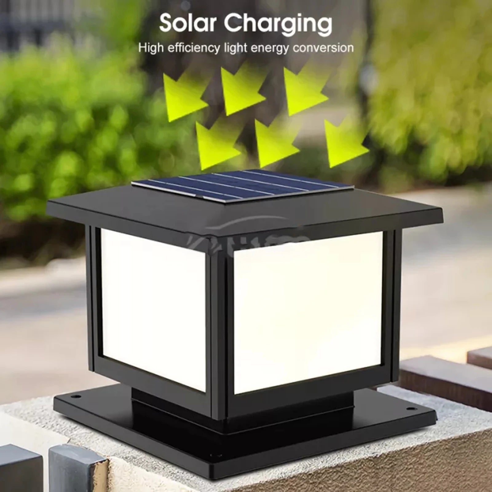 1PC Solar Fence Wall Light Outdoor Waterproof IP65 Garden Courtyard Gate Decoration Lamp - Image 3