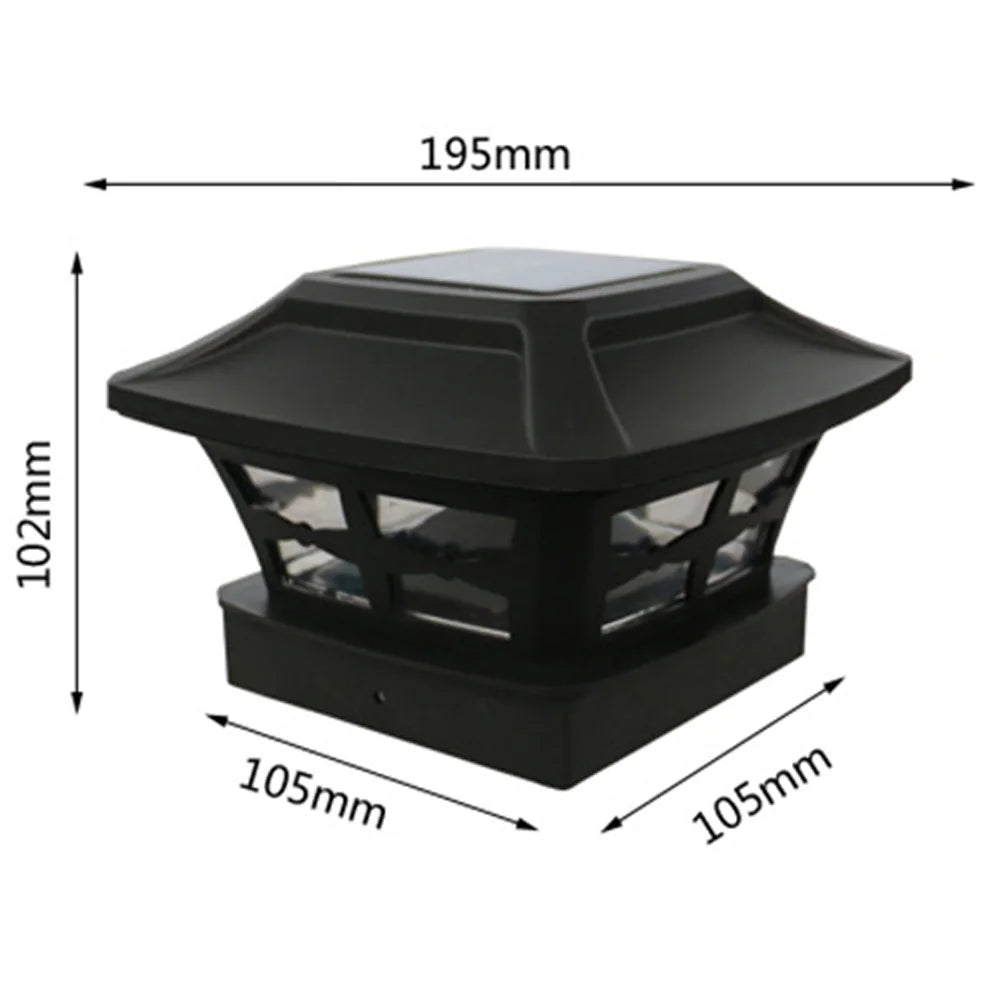 1PC Solar Fence Wall Light Outdoor Waterproof IP65 Garden Courtyard Gate Decoration Lamp - Image 13