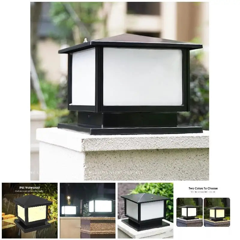 1PC Solar Fence Wall Light Outdoor Waterproof IP65 Garden Courtyard Gate Decoration Lamp - Image 4