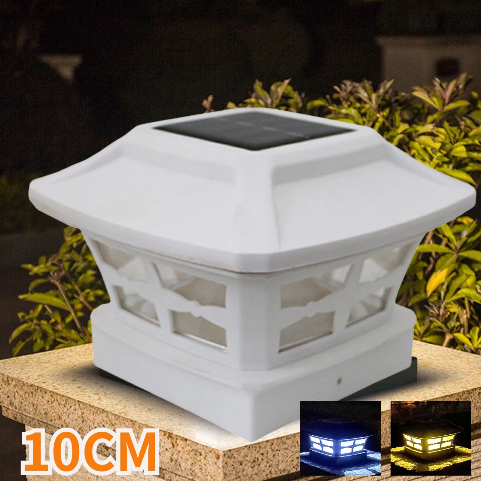 1PC Solar Fence Wall Light Outdoor Waterproof IP65 Garden Courtyard Gate Decoration Lamp - Image 12
